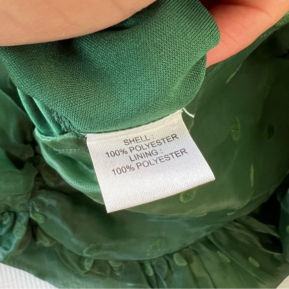 Lace & Beads Polka Dot Babydoll Dress - Picture 10 of 14